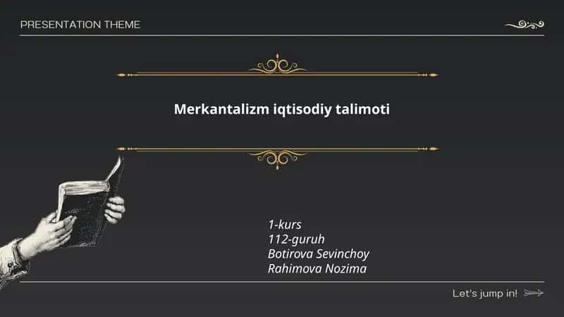 Merkantalizm iqtisodiy talimoti