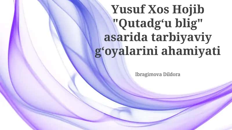 Qutadgʻu Bilig