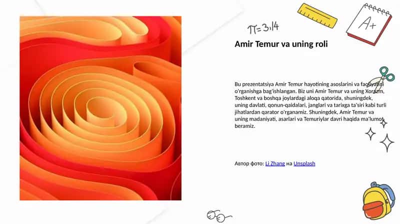Amir Temur va uning roli