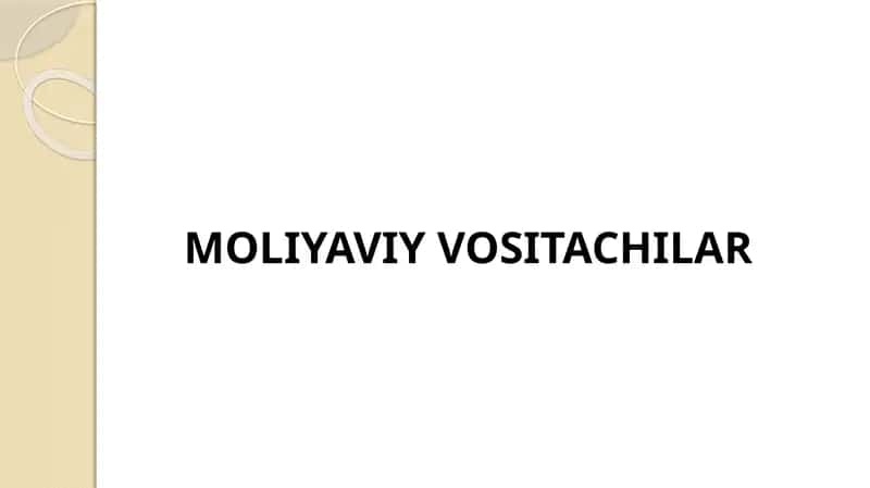 Moliyaviy vositachilar
