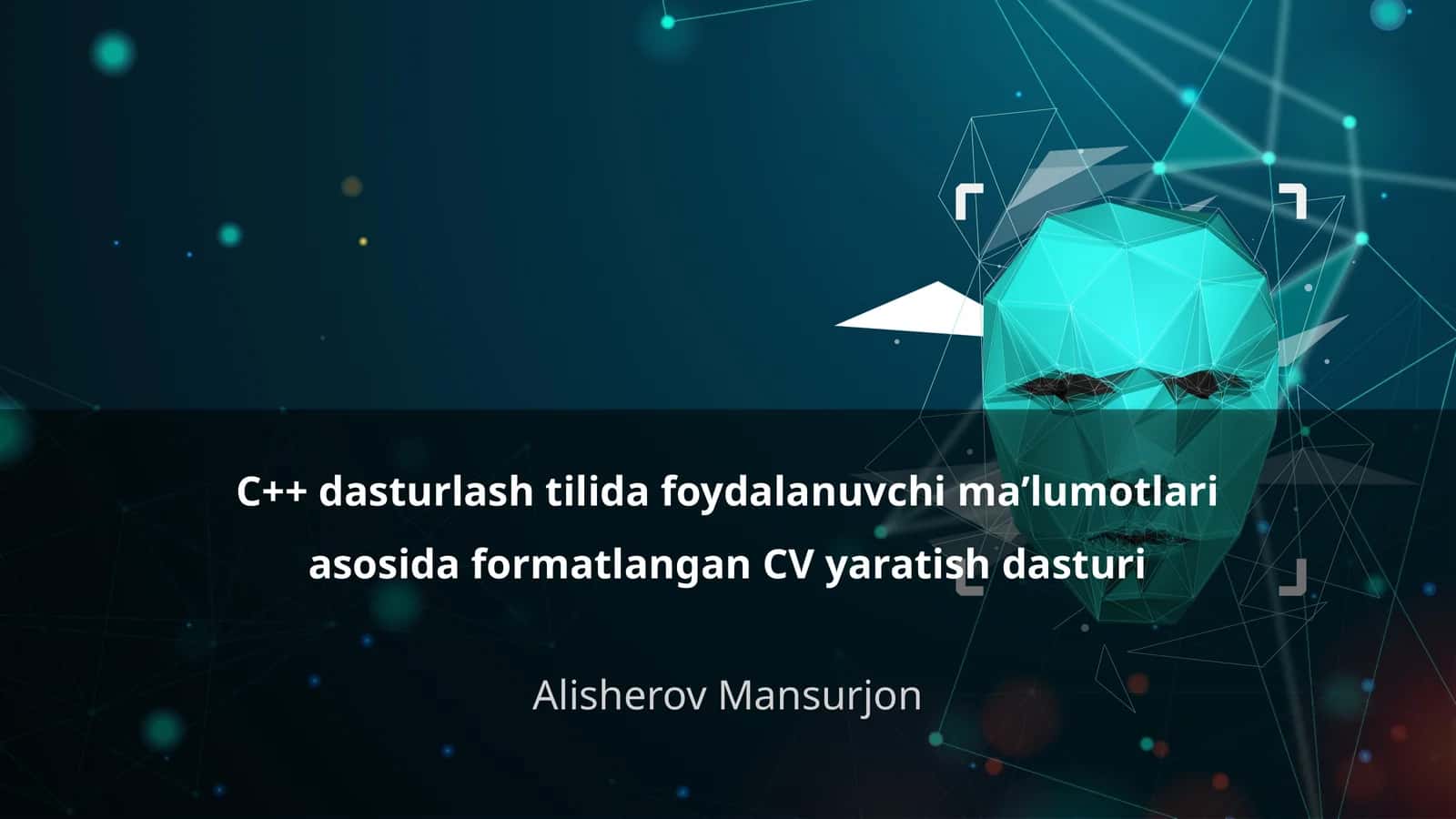 CV yaratish dasturi