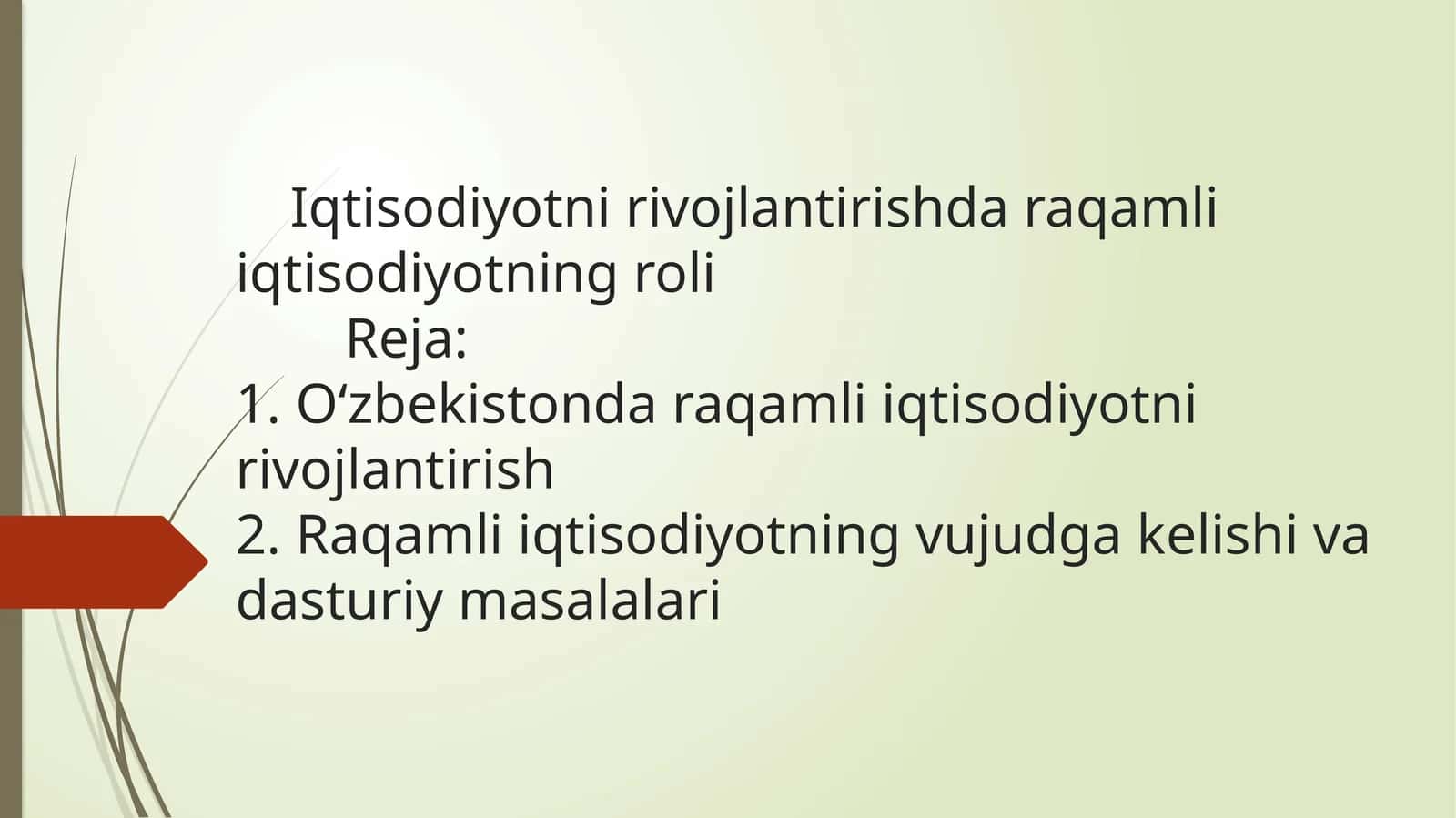 Ilm-ma'rifat va qashshoqlik so'nggi takliflar