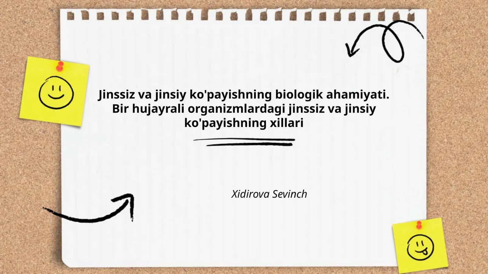 Jinssiz va jinsiy ko'payishning biologik ahamiyati
