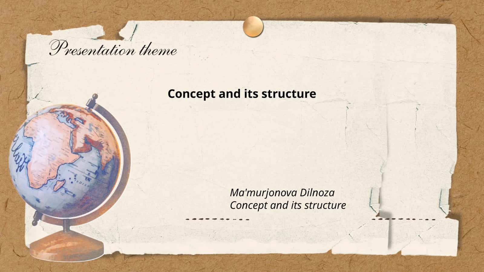 Concept and its structure