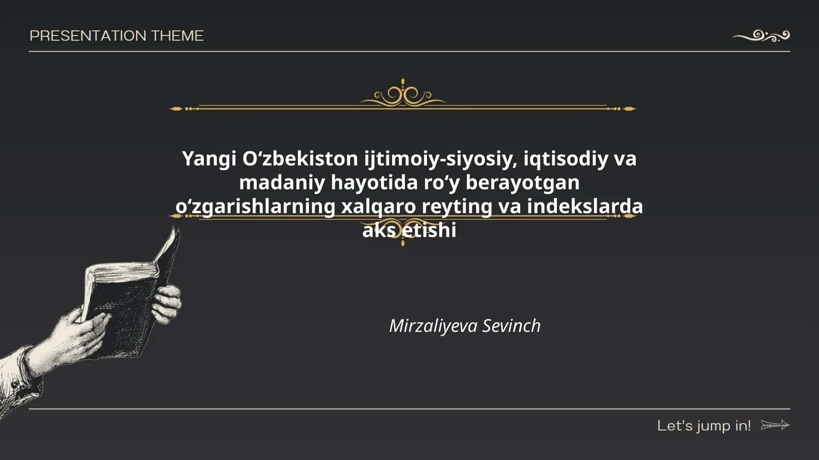 Yangi O‘zbekiston ijtimoiy-siyosiy, iqtisodiy va madaniy hayotida roʻy berayotgan oʻzgarishlarning xalqaro reyting va indekslarda aks etishi