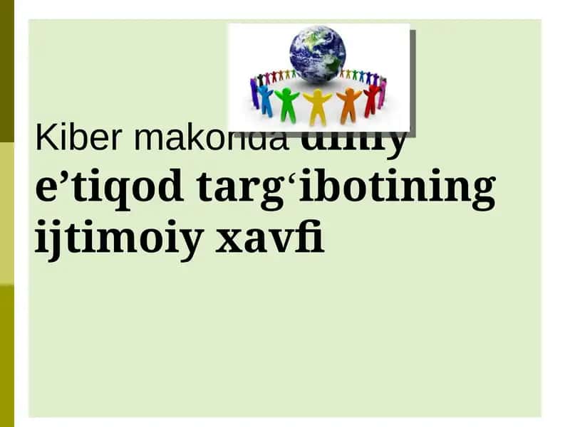 Ijtimoiy-ma'naviy muhit barqarorlikni ta'minlash
