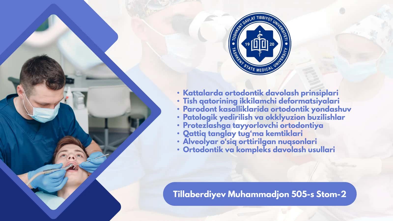 Ortodontik Stomatologiya