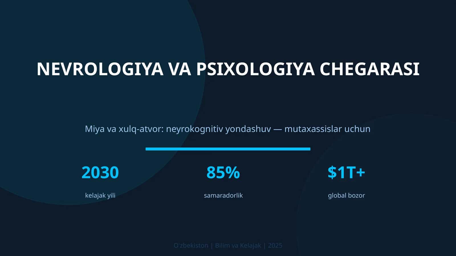 NEVROLOGIYA VA PSIXOLOGIYA CHEGARASI