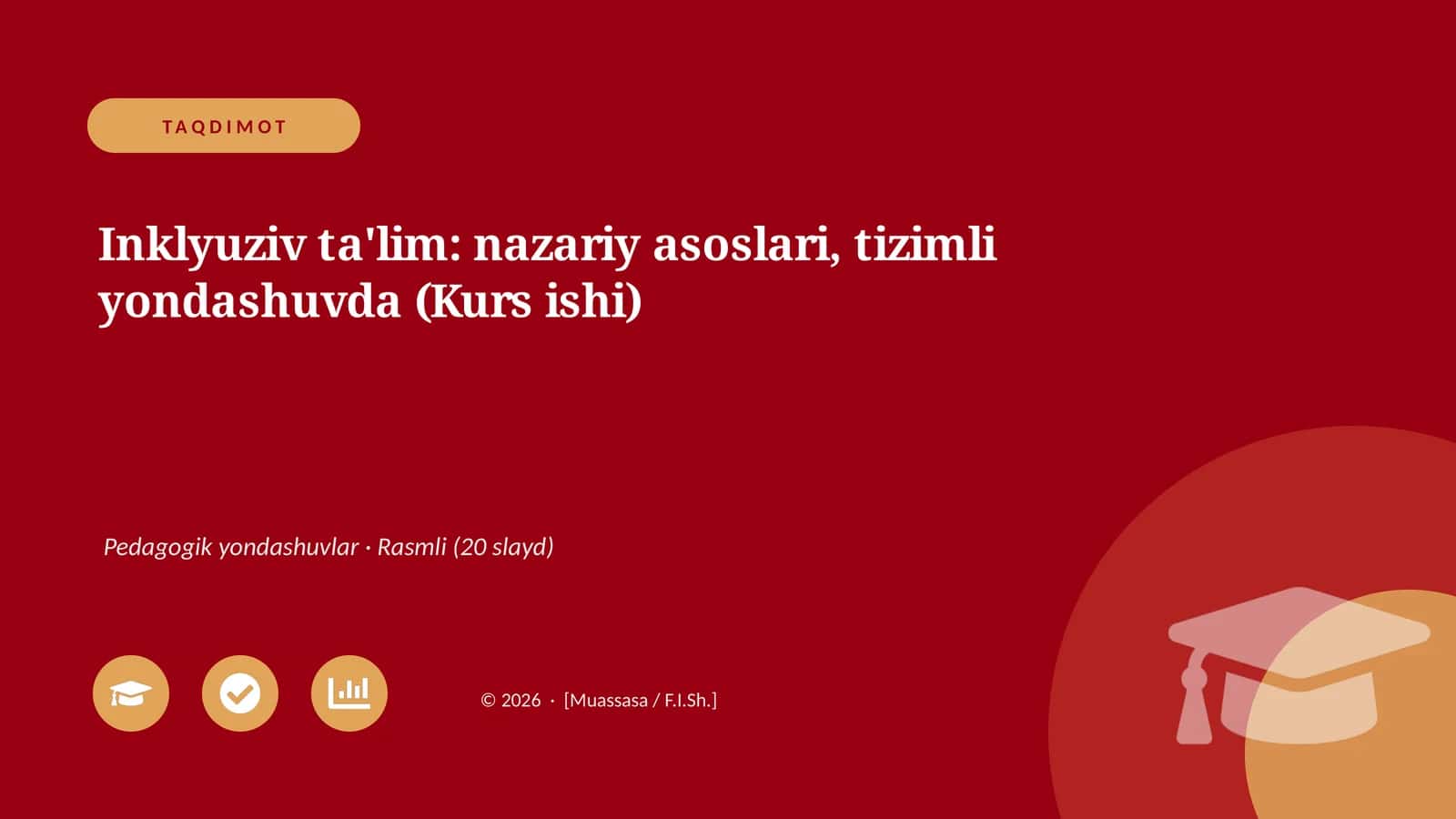 Inklyuziv ta'lim: nazariy asoslari, tizimli yondashuvda