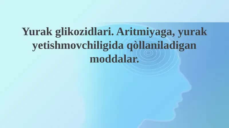 Yurak glikozidlari