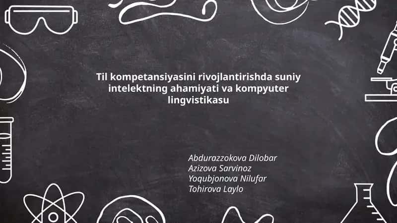 Suniy intelekt yordamida til kompetensiyasini baholash tizimlari