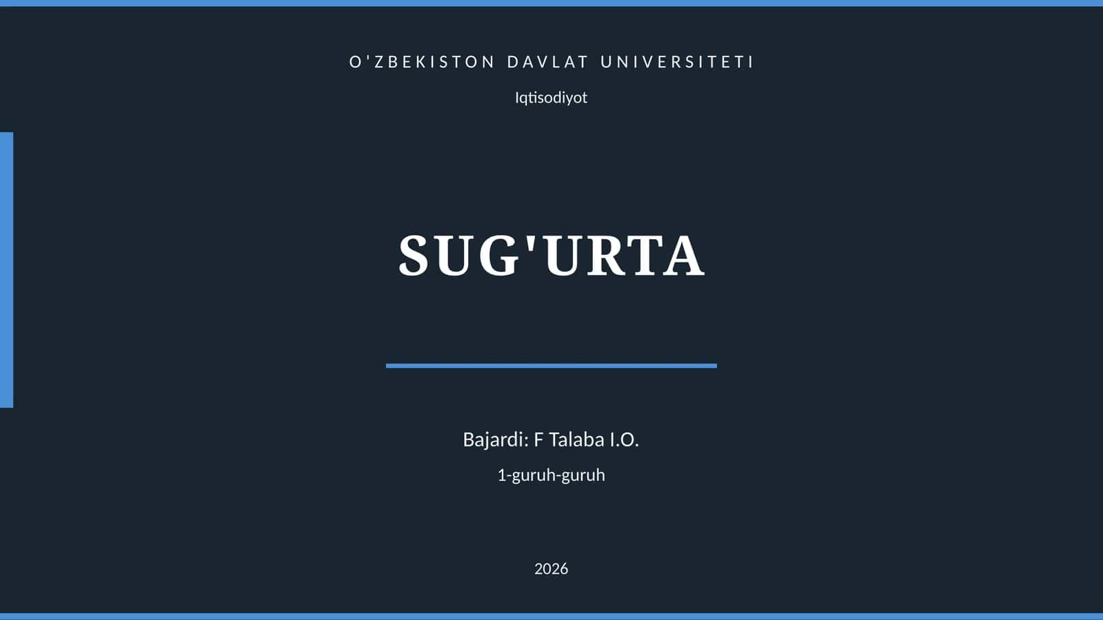 SUG'URTA