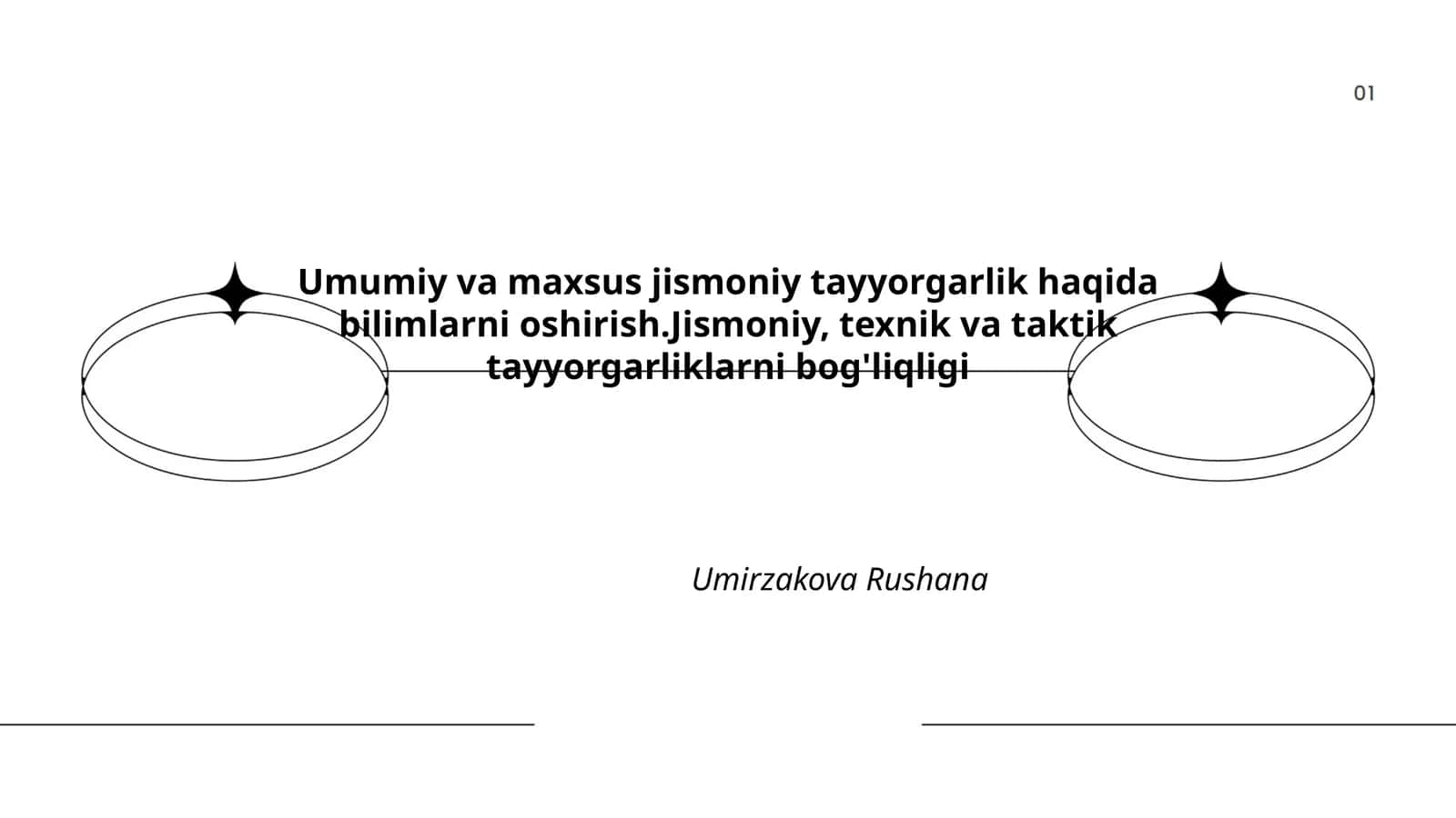 Umumiy va maxsus jismoniy tayyorgarlik haqida bilimlarni oshirish