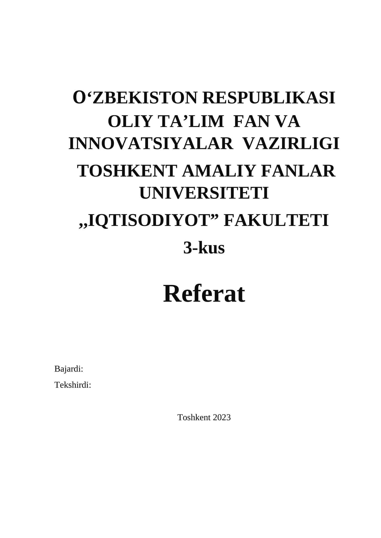 O`zbekiston 2030 strategiyasi
