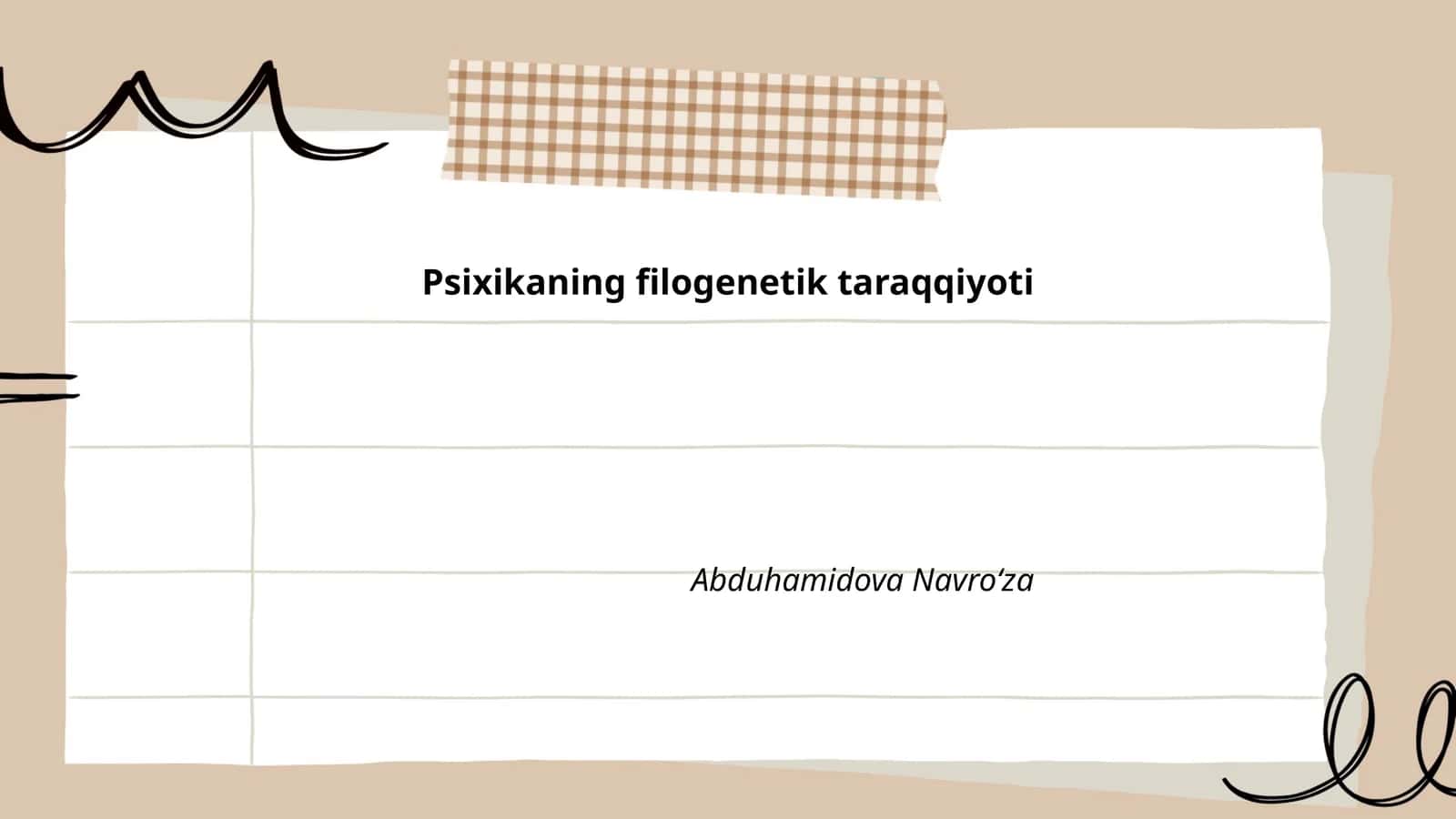 Psixikaning filogenetik taraqqiyoti