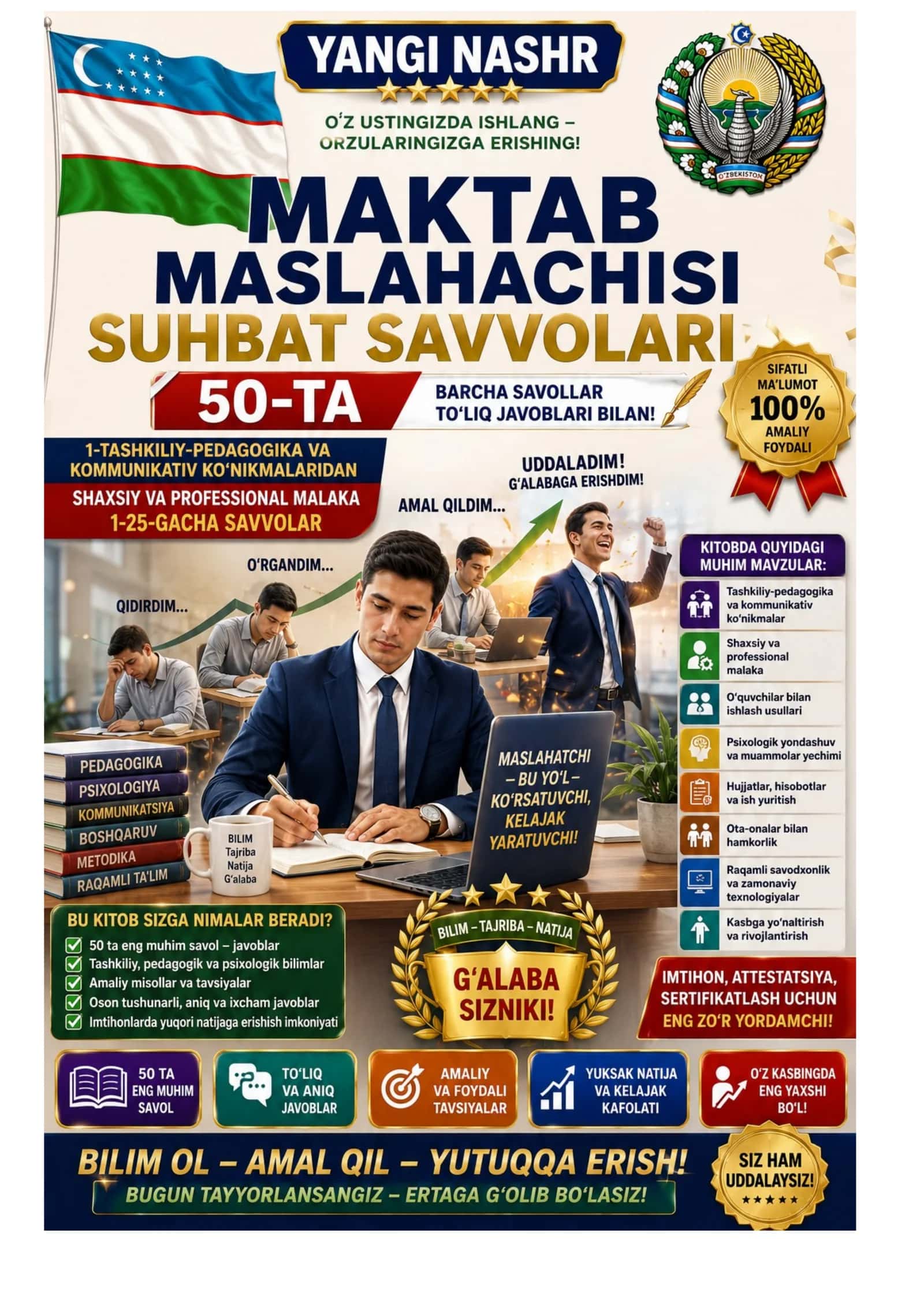 MAKTAB MASLAHACHISI SUHBAT SAVVOLARI