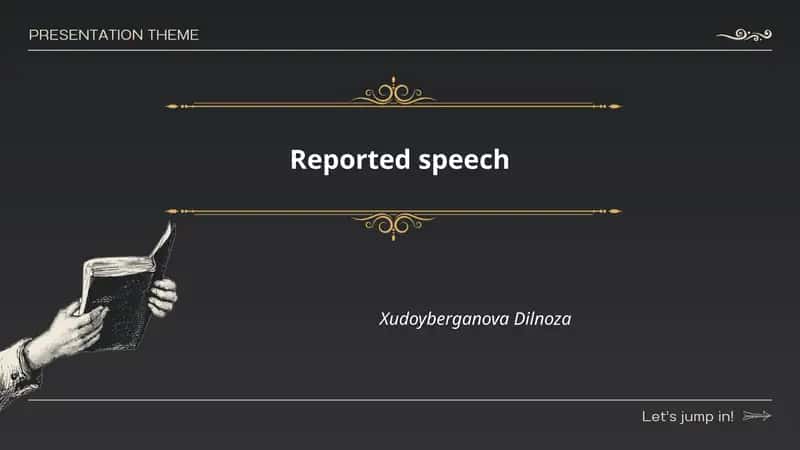 Reported Speech