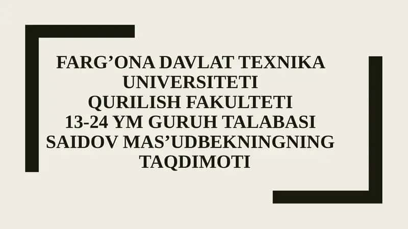 Qurilish materiallari