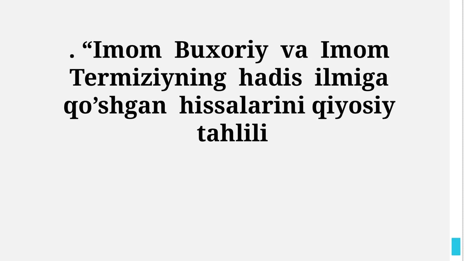 Sunan at-Termiziyning Tuzilishi va Mazmuni