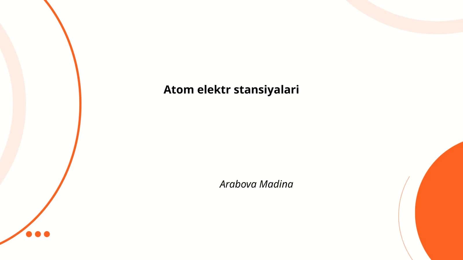 Atom elektr stansiyalari