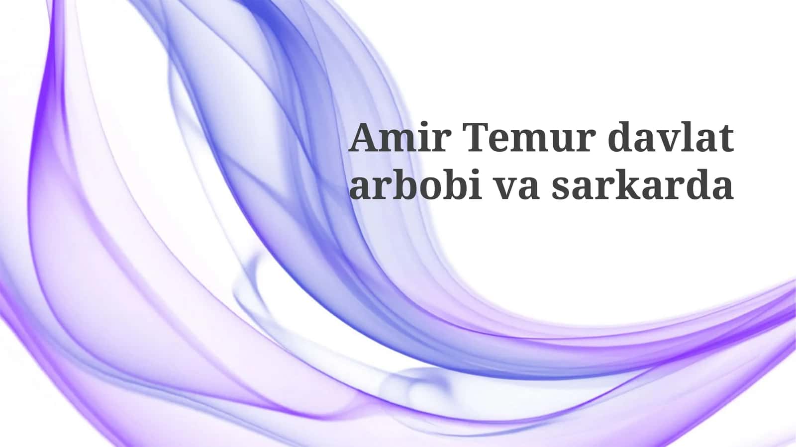 Amir Temurdavlatarbobivasarkarda