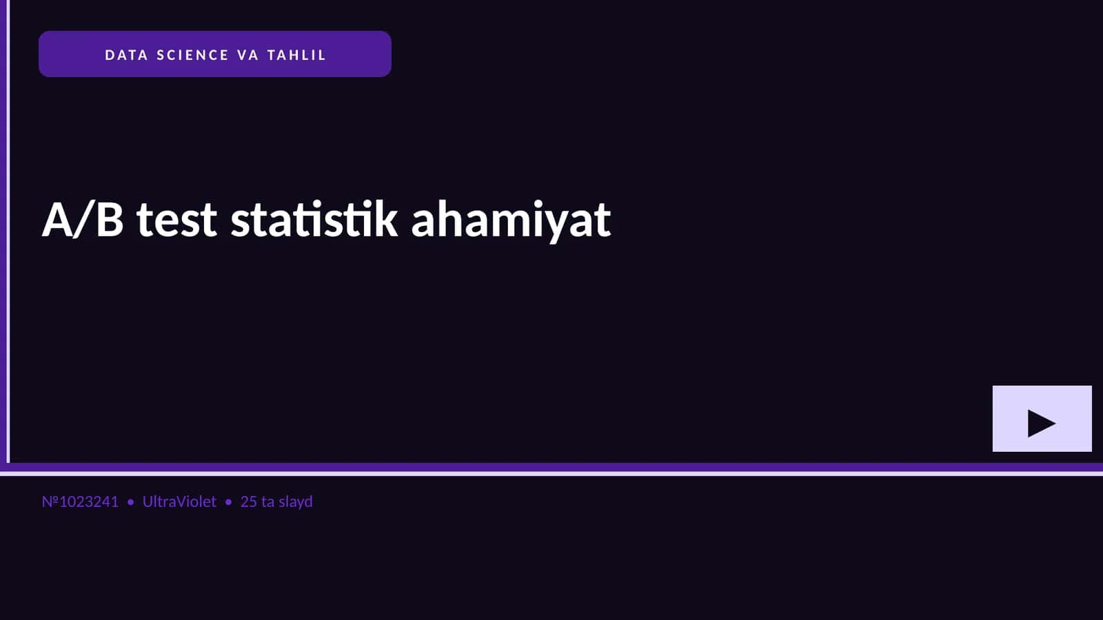 DATA SCIENCE VA TAHLIL