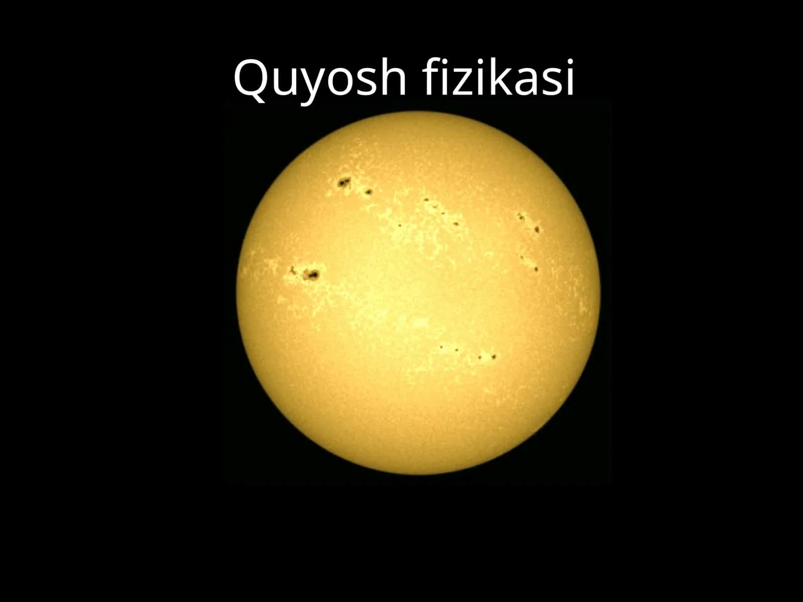 Quyosh fizikasi