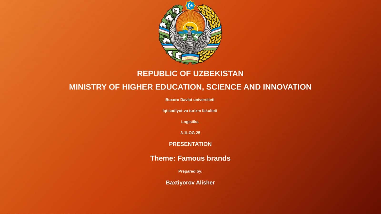 Famous brands