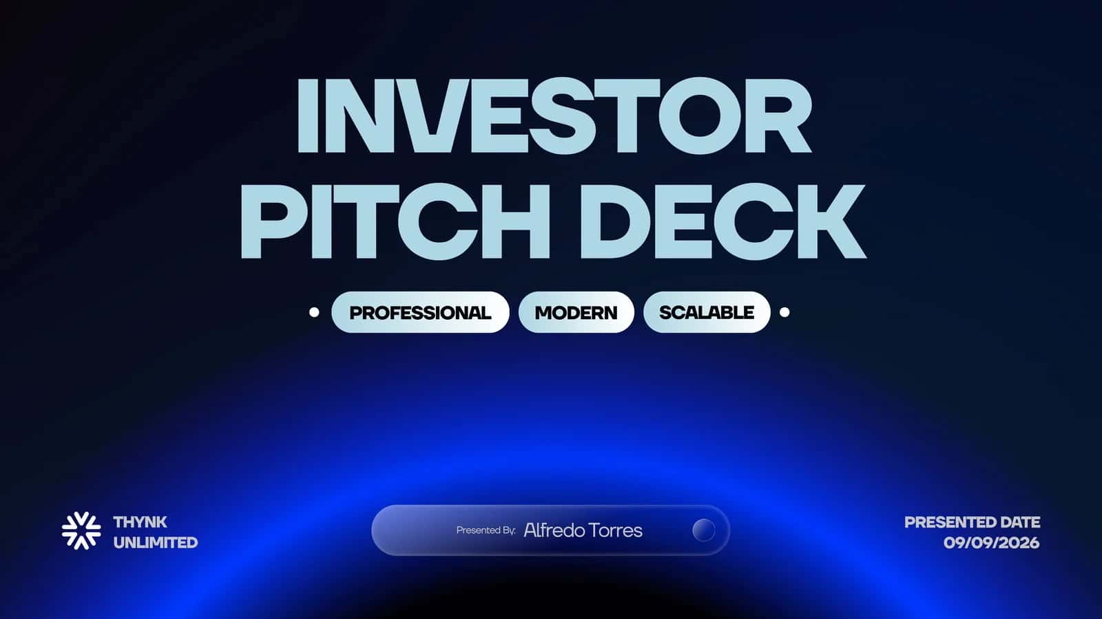 INVESTOR PITCH DECK