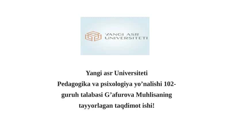 O'quvchilarning darsdan tashqari faoliyatini tashkil qilish...!!!.