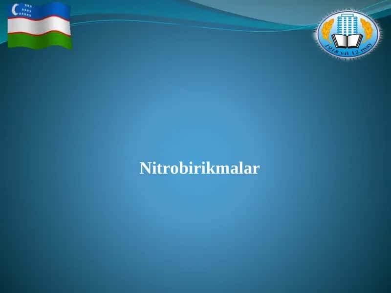 Nitro birikmalar