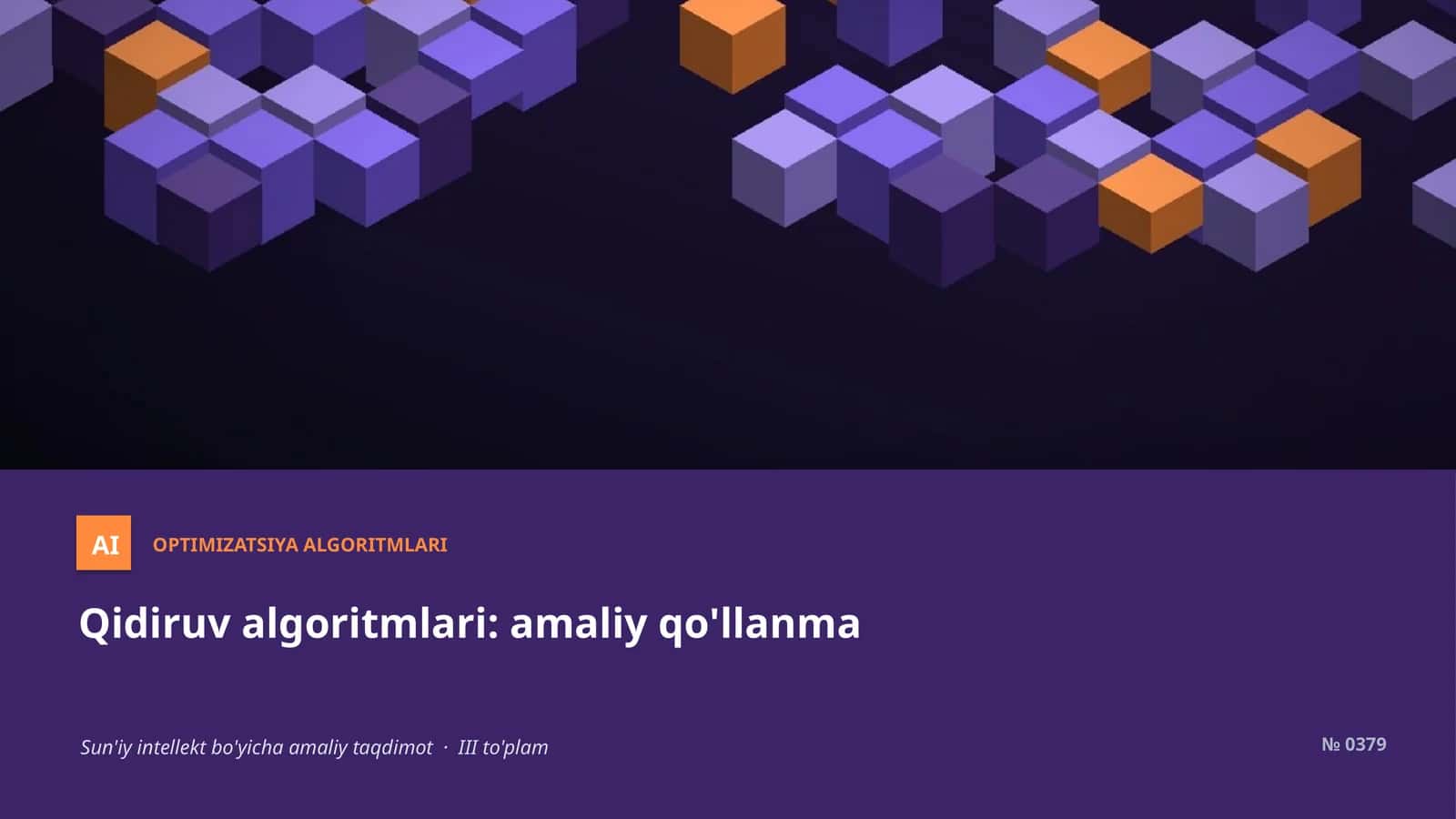Optimizatsiya Algoritmari