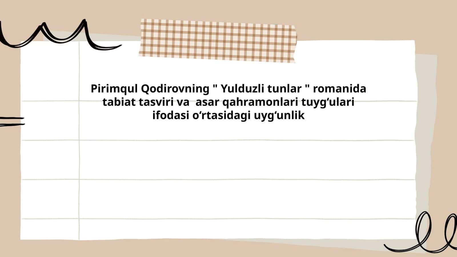 Yulduzli tunlar