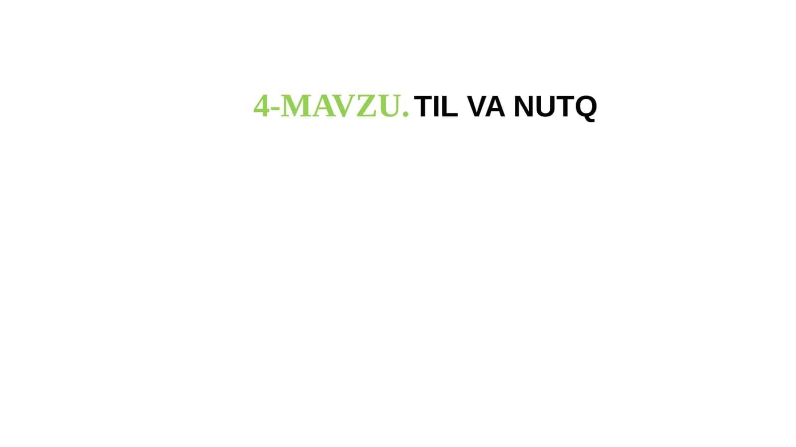 TILVA NUTQ