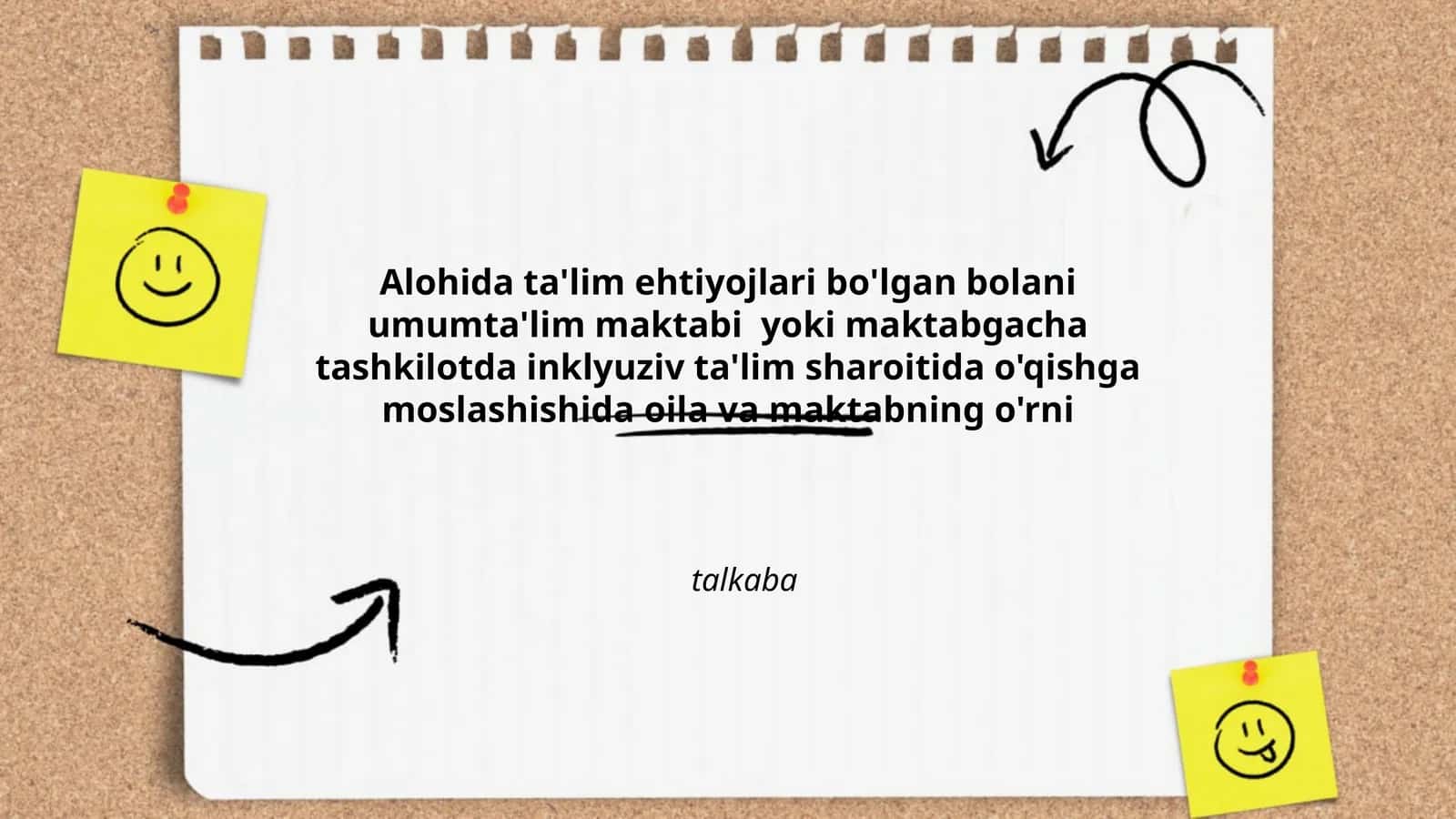 Alohida ta'lim ehtiyojlari