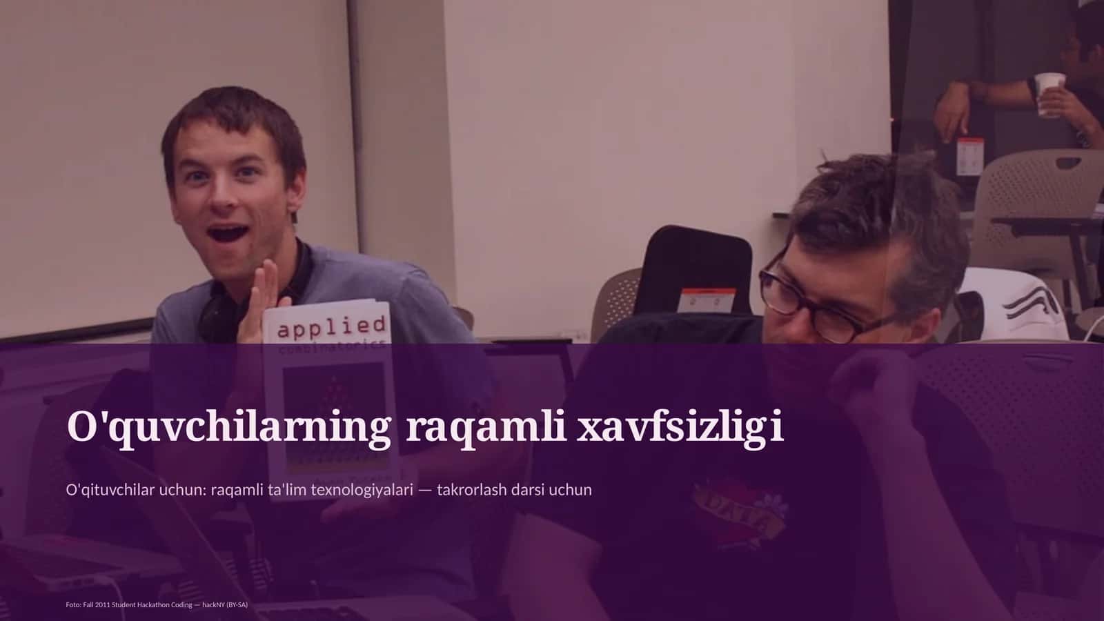 O'quvchilarning raqamli xavfsizligi