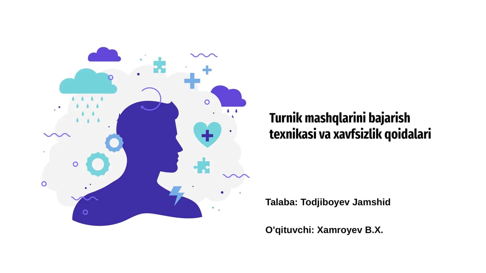 Turnik mashqlarini bajarish texnikasi va xavfsizlik qoidalari