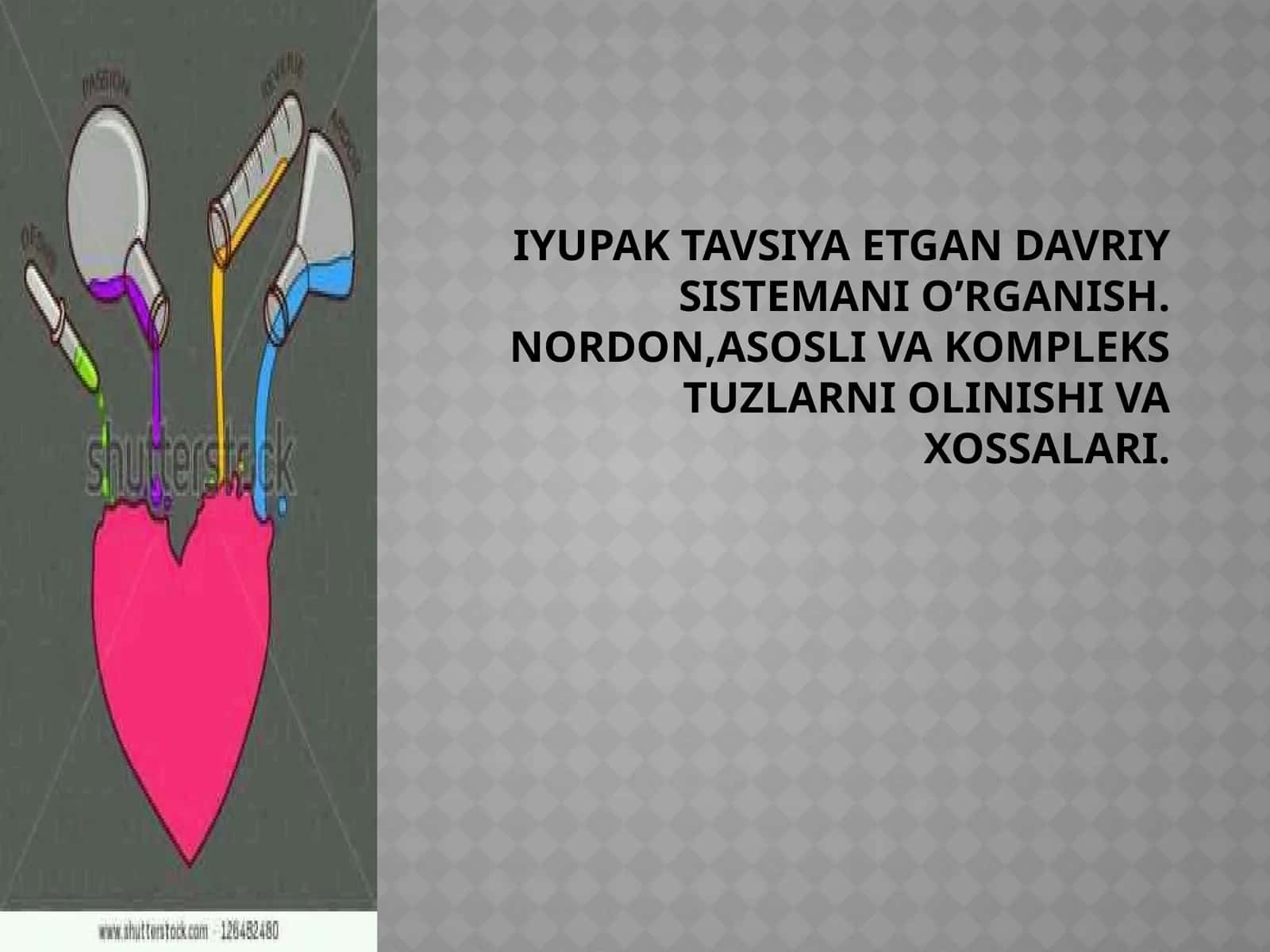 Davriy Sistemani O'rganish