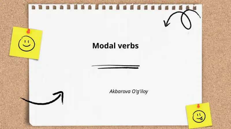 Modal verbs