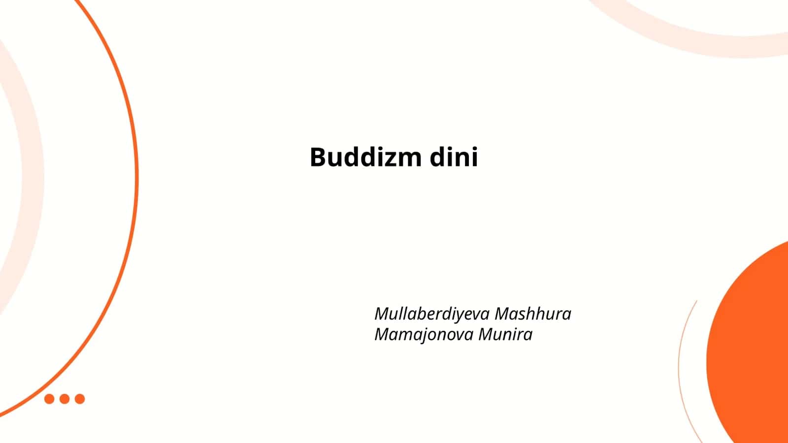 Buddizm dini